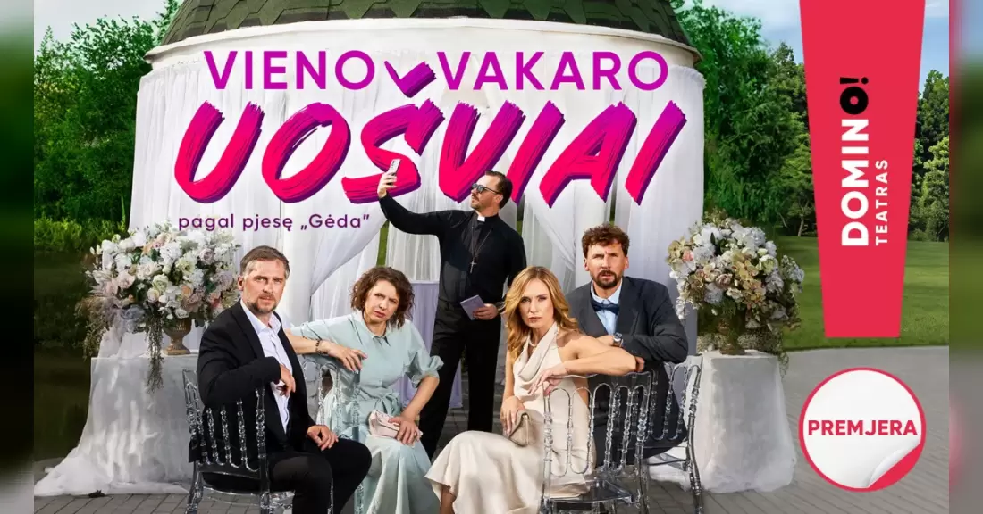 Pirkti bilietus DOMINO teatras | premjera VIENO VAKARO UOŠVIAI Vilnius, DOMINO teatras Gruodis 18