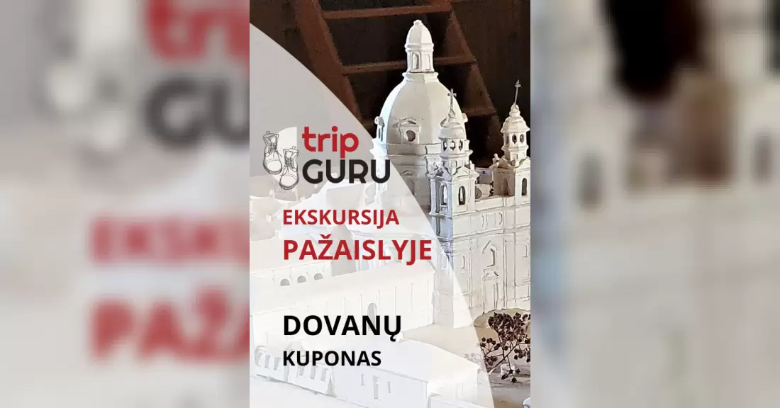 Pirkti bilietus DOVANŲ kuponas. Ekskursija PAŽAISLYJE. Galioja iki 2027.12.30 Kaunas, Pažaislio vienuolynas 2027 Spalis 14 - Gruodis 30