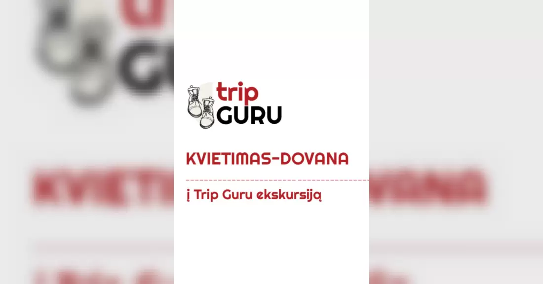 Pirkti bilietus DOVANŲ kuponas į Trip Guru EKSKURSIJĄ. Galioja iki 2027.12.30 Kaunas, Vienybės aikštė 2027 Spalis 14 - Gruodis 30