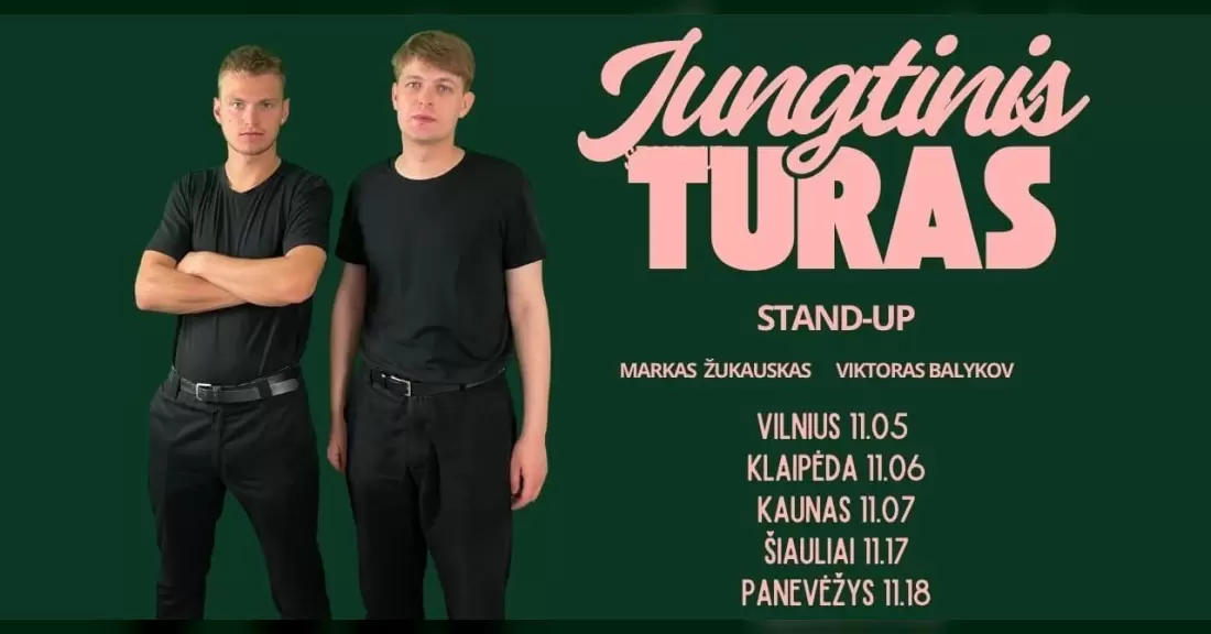 Pirkti bilietus JUNGTINIS TURAS STAND-UP II ŽUKAUSKAS+ BALYKOV II KAUNAS (PAPILDOMAS) Kaunas, Metropolis venue Lapkritis 07