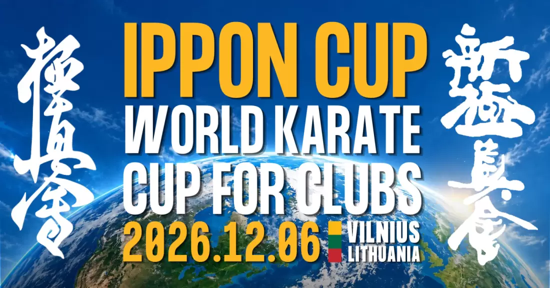 Pirkti bilietus IPPON CUP 2026 WORLD KARATE CUP FOR CLUBS Vilnius, Arena Vilnius Gruodis 06