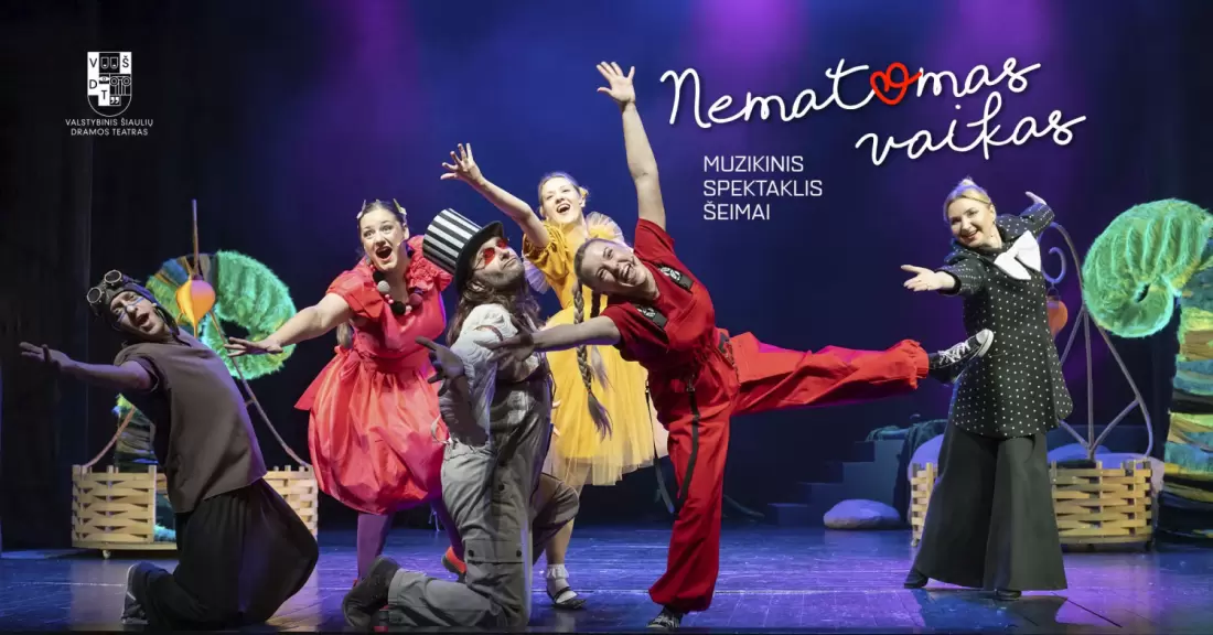 Pirkti bilietus VŠDT | Nematomas vaikas | muzikinis spektaklis šeimai Šiauliai, Valstybinis Šiaulių dramos teatras 2027 Sausis 10