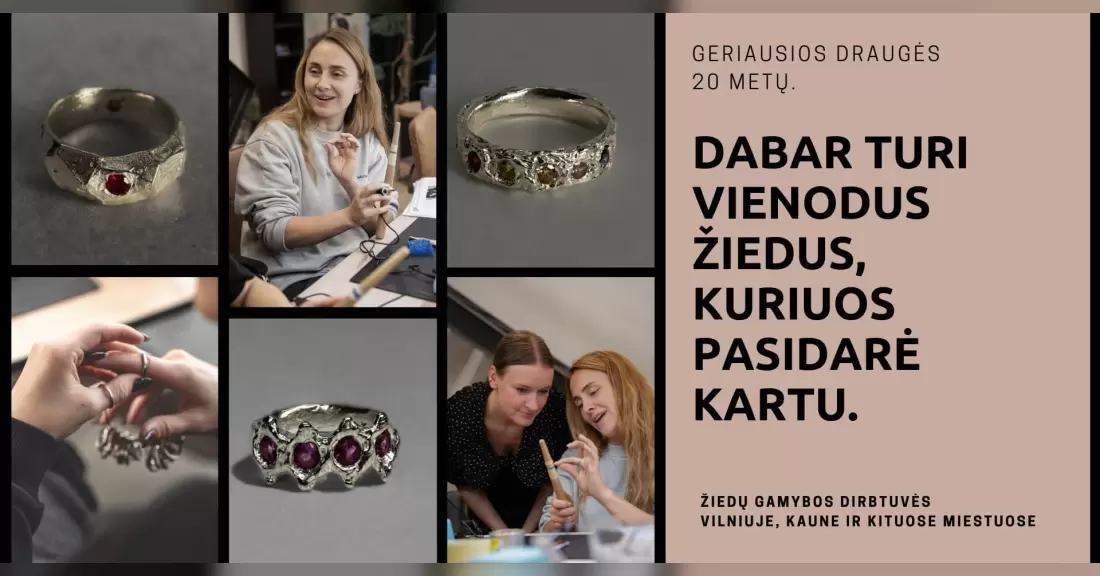 Pirkti bilietus Juvelyrinio vaško dirbtuvės Vilniuje Vilnius, Vingrių gatvė 5a Lapkritis 11