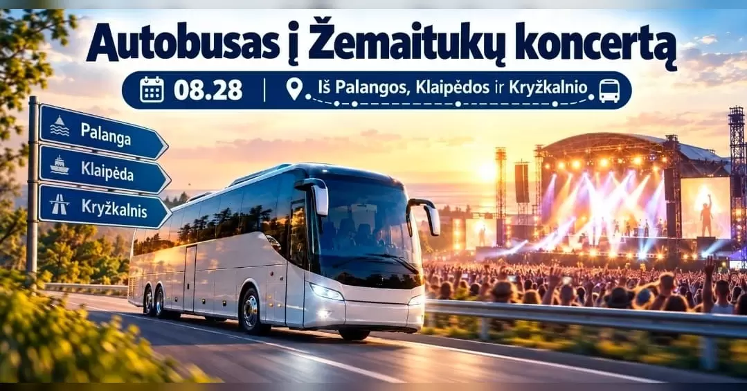 Pirkti bilietus Kelionė autobusu: Žemaitukai šturmuoja stadioną ! (iš Palangos, Klaipėdos ir Kryžkalnio Kaunas, Dariaus ir Girėno stadionas 2027 Rugpjūtis 28