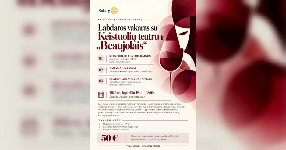 Pirkti bilietus Labdaros vakaras su Keistuolių teatru ir 