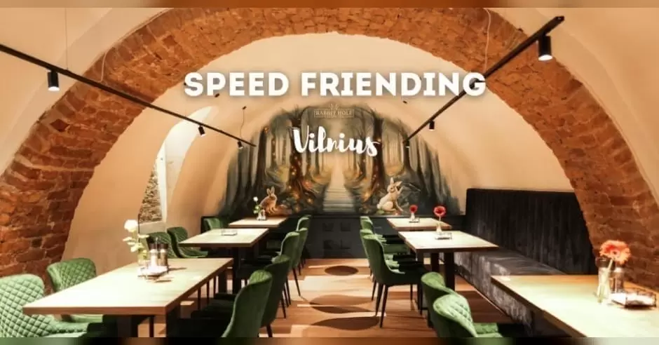 Pirkti bilietus Speed Friending RU Vilnius, Rabbit Hole Gastro Pub Lapkritis 05