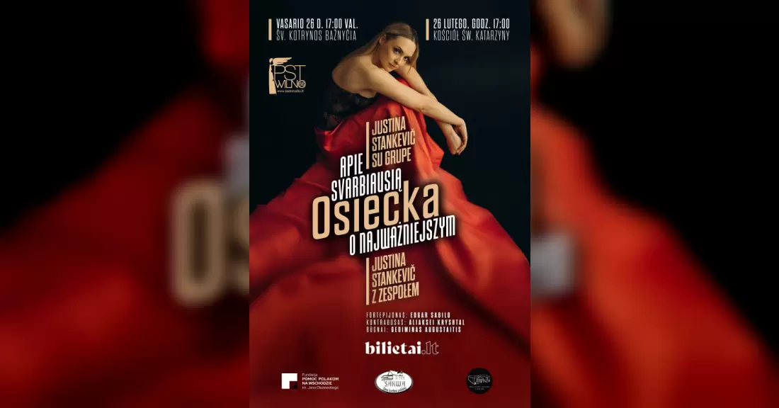 Pirkti bilietus Justina Stankevič su gyvo garso grupe 