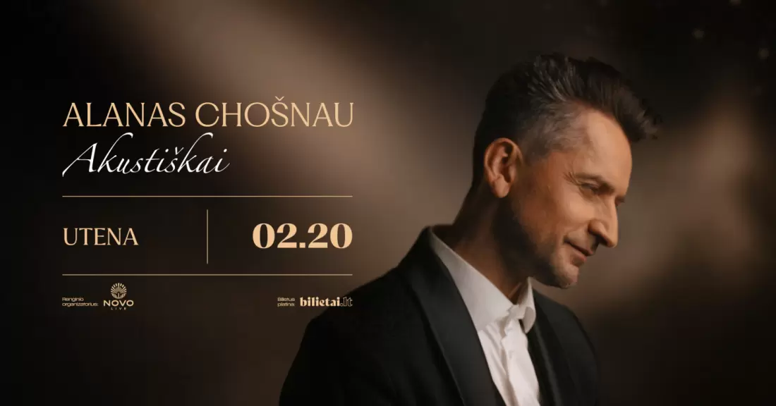 Pirkti bilietus UTENA | Alanas Chošnau | AKUSTIŠKAI Utena, Utenos kultūros centras 2027 Vasaris 20