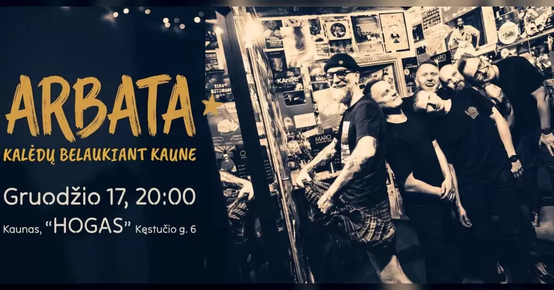 Pirkti bilietus ARBATA | Kalėdų belaukiant | Kaunas Kaunas, Hogas Pub Gruodis 17