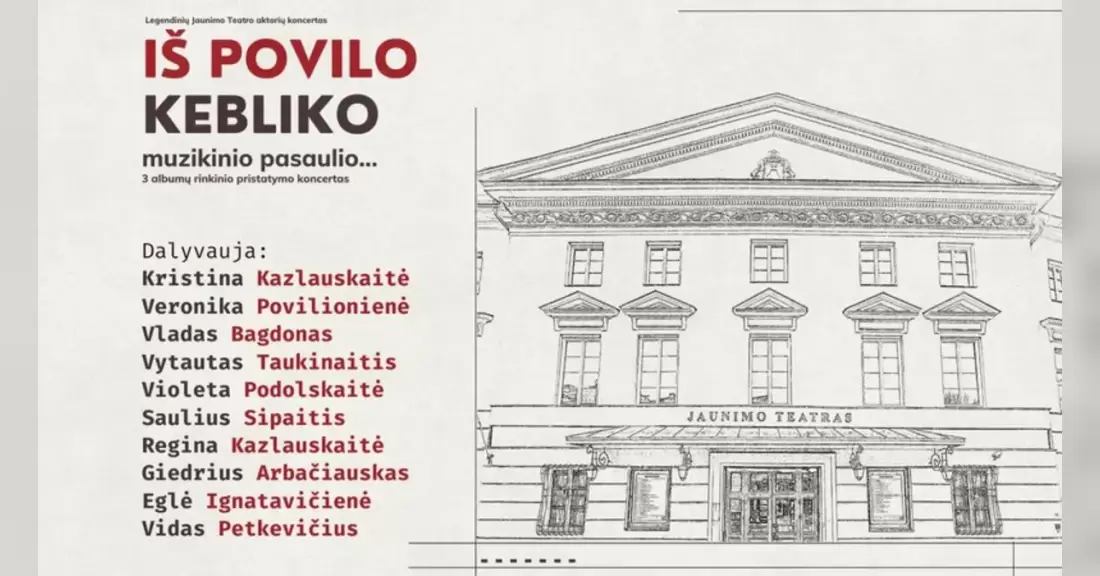 Pirkti bilietus Legendinių Jaunimo teatro aktorių koncertas Vilnius, Šv. Kotrynos bažnyčia Lapkritis 20