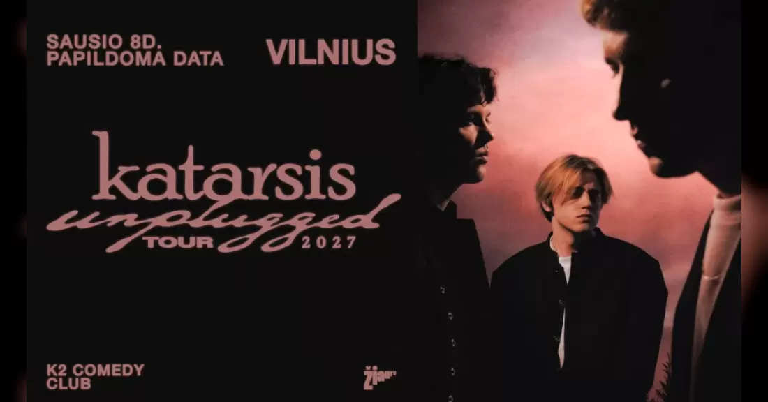 Pirkti bilietus Katarsis Unplugged Tour Vilnius, K2 Comedy Club 2027 Sausis 08