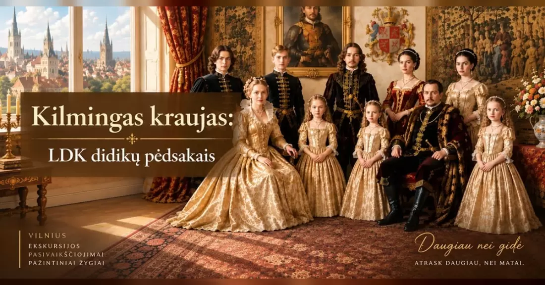 Pirkti bilietus Ekskursija. Kilmingas kraujas: LDK didikų pėdsakais Vilnius, Radvilų rūmų dailės muziejus Lapkritis 08