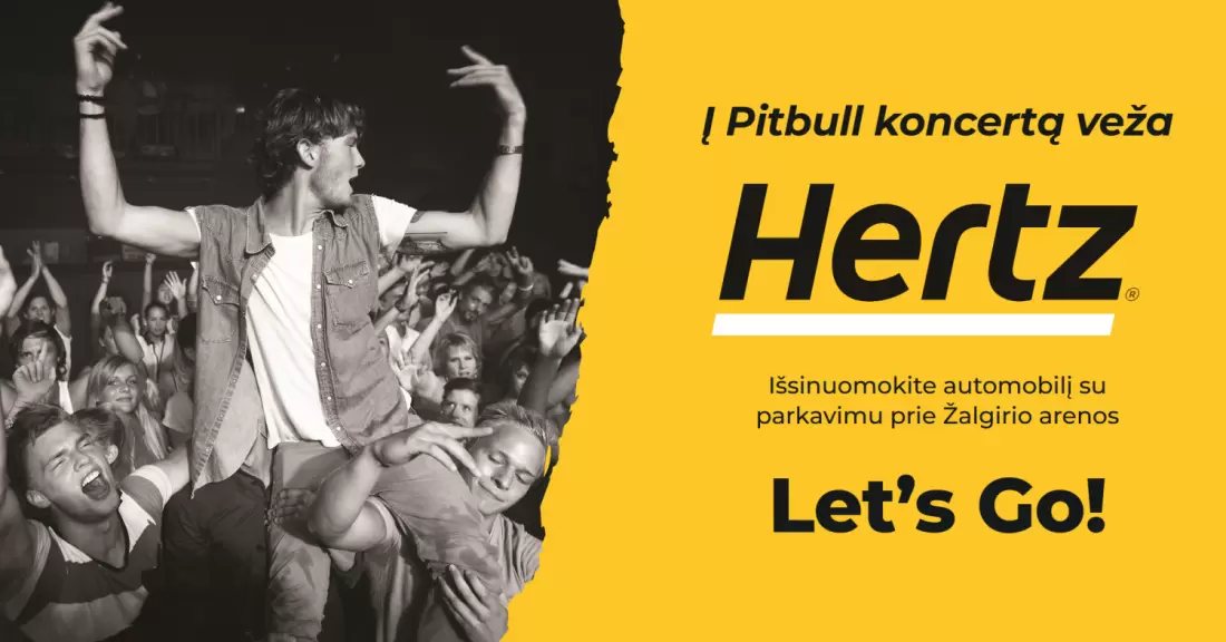 Pirkti bilietus HERTZ automobilio nuoma su parkingu Vilnius, Automobilio nuoma Vilnius Airport - Žalgiris Arena - Vilnius Airport Lapkritis 30