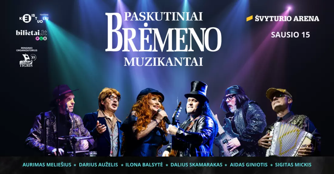 Pirkti bilietus (Klaipėda) Paskutiniai Brėmeno muzikantai Klaipėda, Klaipėdos Švyturio arena 2027 Sausis 15