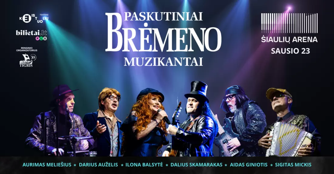 Pirkti bilietus (Šiauliai) Paskutiniai Brėmeno muzikantai Šiauliai, Šiaulių arena 2027 Sausis 23