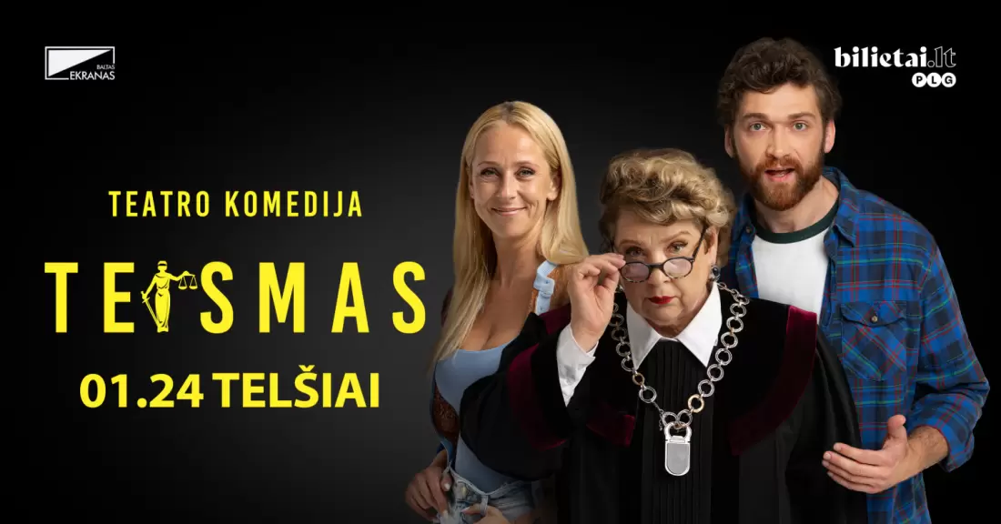 Pirkti bilietus TEISMAS | TELŠIAI Telšiai, Telšių kultūros centras 2027 Sausis 24