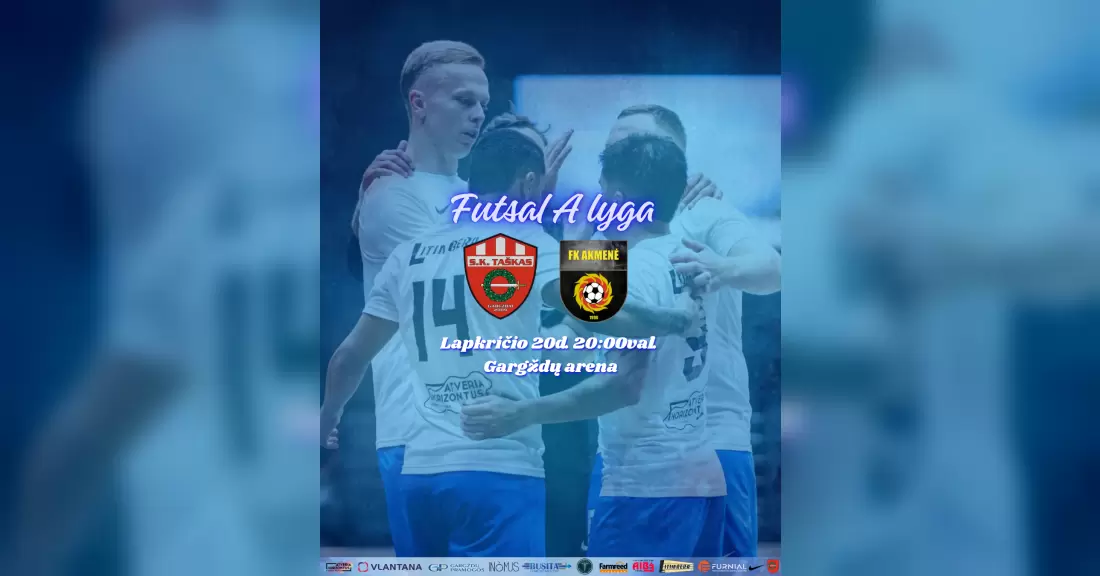 Pirkti bilietus Futsal A lyga: 