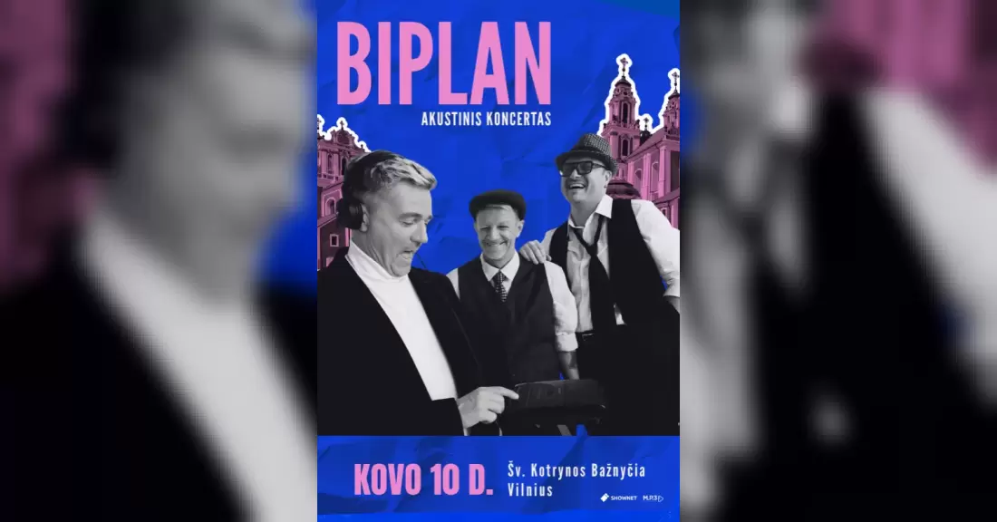 Pirkti bilietus Biplan akustiškai ❍ Vilnius Vilnius, Šv. Kotrynos bažnyčia 2027 Kovas 10