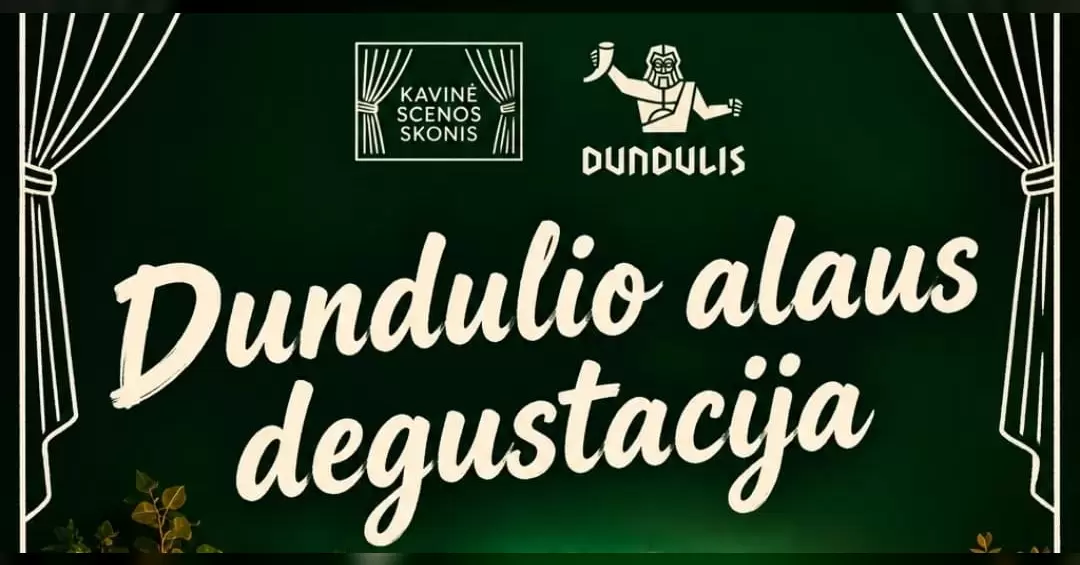Pirkti bilietus Dundulio alaus degustacija Vilnius, Scenos skonis Lapkritis 26
