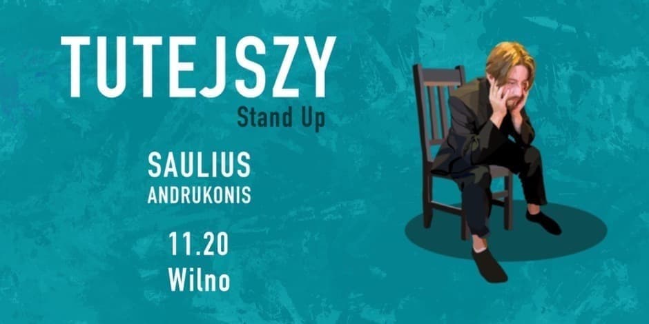 Pirkti bilietus Saulius Andrukonis | Tutejszy | Stand-up Vilnius, K2 Comedy Club Lapkritis 20