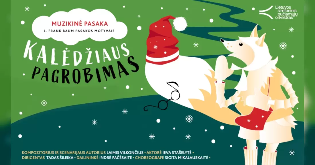 Pirkti bilietus Muzikinė pasaka „Kalėdžiaus pagrobimas“ Vilnius, Lietuvos nacionalinė filharmonija 2027 Sausis 10