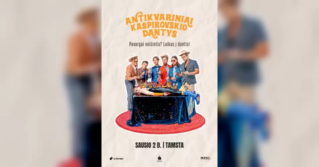 Pirkti bilietus Antikvariniai Kašpirovskio dantys | Pirmoji vakarienė Vilnius, TAMSTA muzikos klubas 2027 Sausis 02