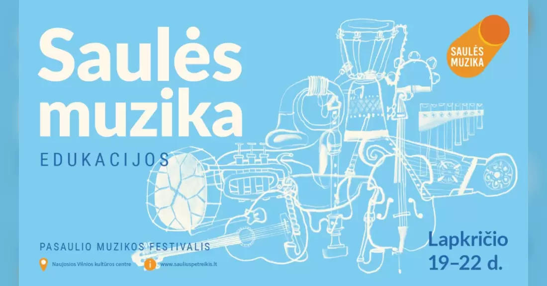 Pirkti bilietus Saulės muzika | Pasaulio muzikos festivalis | Edukacijos Vilnius, Naujosios Vilnios kultūros centras Lapkritis 21