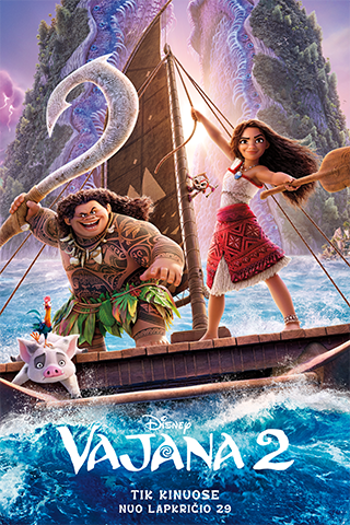Pirkti bilietus Vajana 2 (dubliuotas) Klaipėda, Forum Cinemas Klaipėdoje Sausis 20