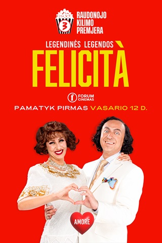 Pirkti bilietus TV3 premjera: Legendinės legendos FELICITÀ Šiauliai, Forum Cinemas Šiauliuose Vasaris 12