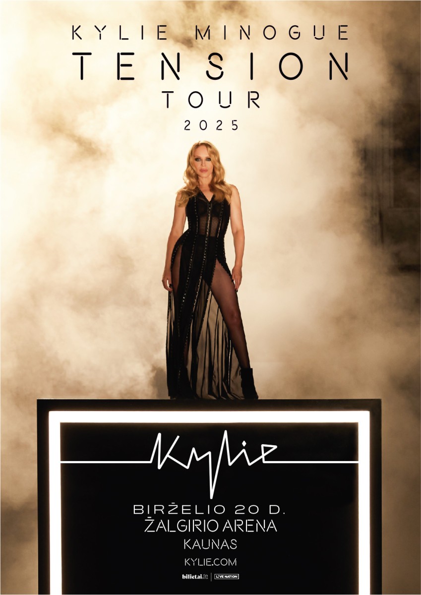 Pirkti bilietus KYLIE MINOGUE - Tension Tour 2025 Kaunas, Kauno Žalgirio arena Birželis 20