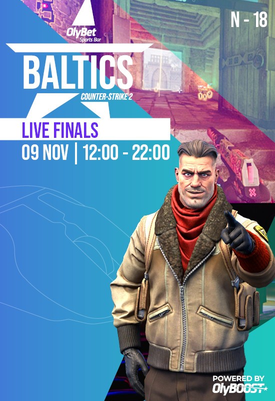 Pirkti bilietus OlyBet Sports Bar CS2 Baltics Vilnius, Kablys + Kultūra Lapkritis 09