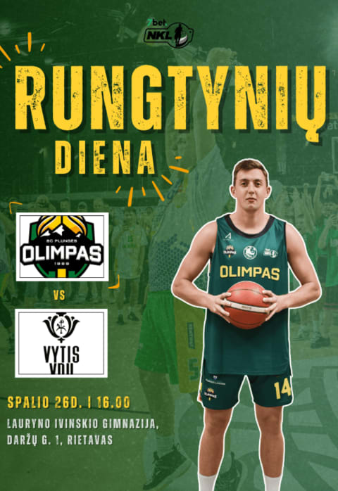 Pirkti bilietus 7Bet-NKL krepšinio rungtynės. Plungės 