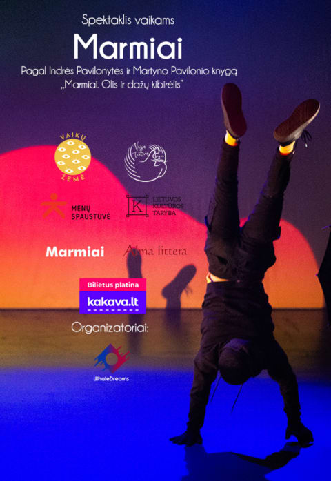 Pirkti bilietus „Marmiai“ - spektaklis 5-10 m. vaikams (rež. G. Zapalskis) Panevėžys, Panevėžio teatras MENAS Sausis 26