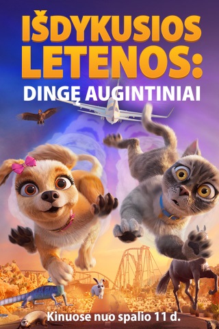 Pirkti bilietus Išdykusios letenos. Dingę augintiniai (dubliuotas) Vilnius, Forum Cinemas Vingis Lapkritis 03