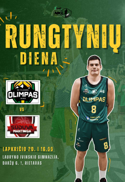 Pirkti bilietus 7Bet-NKL krepšinio rungtynės. Plungės 