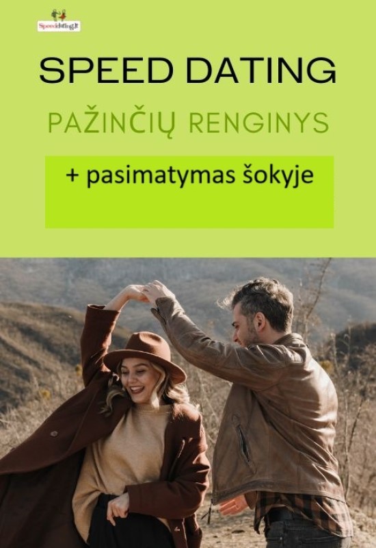 Pirkti bilietus Speed Datingas (liet. Greitasis pasimatymas) su šokių pamoka. Pažinčių renginys grupei 30-40 m. Kaunas, Ananda Kakavos namai Gruodis 20