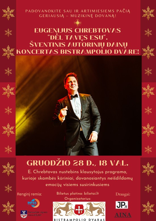Купить билеты Šventinis Eugenijaus Chrebtovo koncertas 