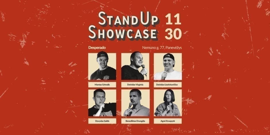 Pirkti bilietus Stand Up Showcase | Panevėžys Panevėžys, Desperado Lapkritis 30