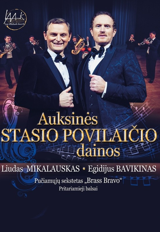 Pirkti bilietus Auksinės Stasio Povilaičio dainos | Kaunas Kaunas, Kauno valstybinė filharmonija Gruodis 18