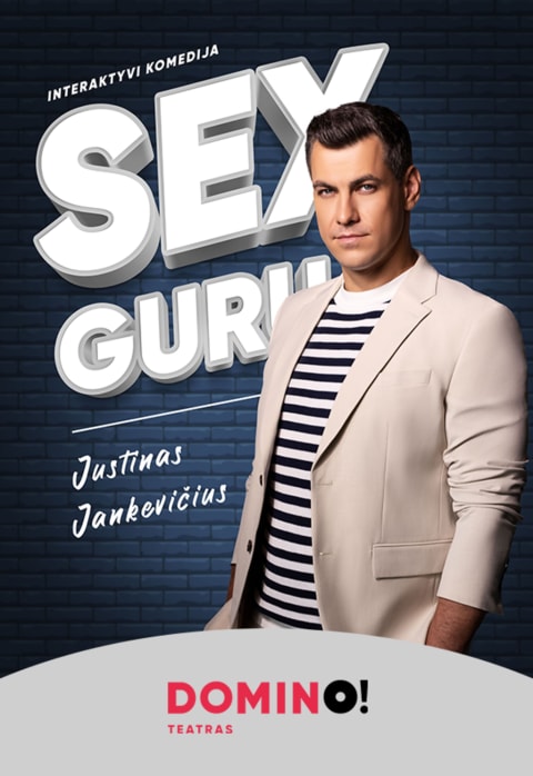 Купить билеты DOMINO teatras | interaktyvi komedija SEX GURU Vilnius, DOMINO teatras Январь 31