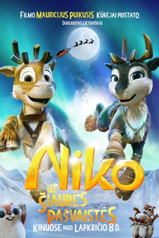 Купить билеты Niko. Už šiaurės pašvaistės (dubliuotas) Vilnius, Forum Cinemas Vingis Ноябрь 20