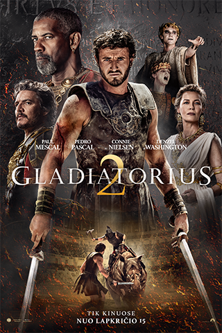 Pirkti bilietus Gladiatorius 2 Vilnius, Forum Cinemas Vingis Gruodis 05