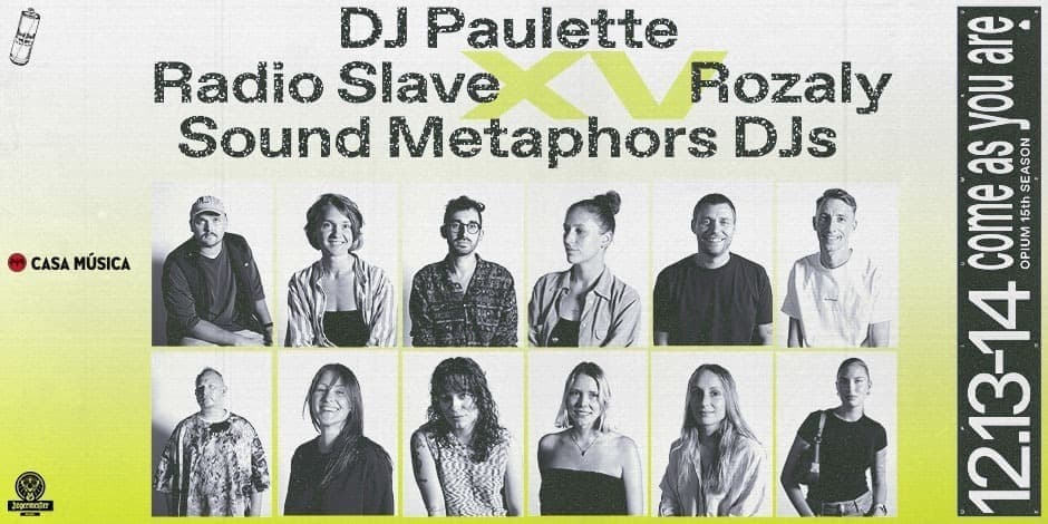 Pirkti bilietus X V. B - D A Y: Radio Slave, DJ Paulette, Rozaly, Sound Metaphors DJs Vilnius, Opium Club Gruodis 13-14