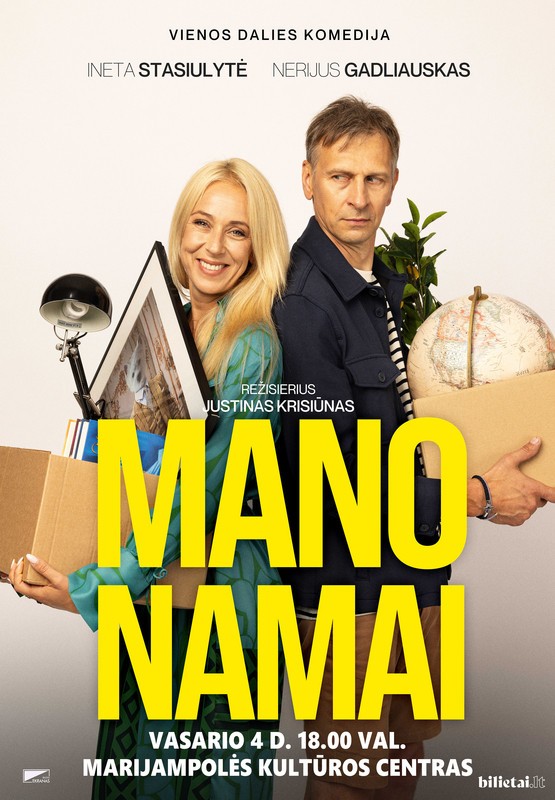 Buy tickets PREMJERA! MANO NAMAI | Marijampolė Marijampolė, Marijampolės kultūros centras February 04