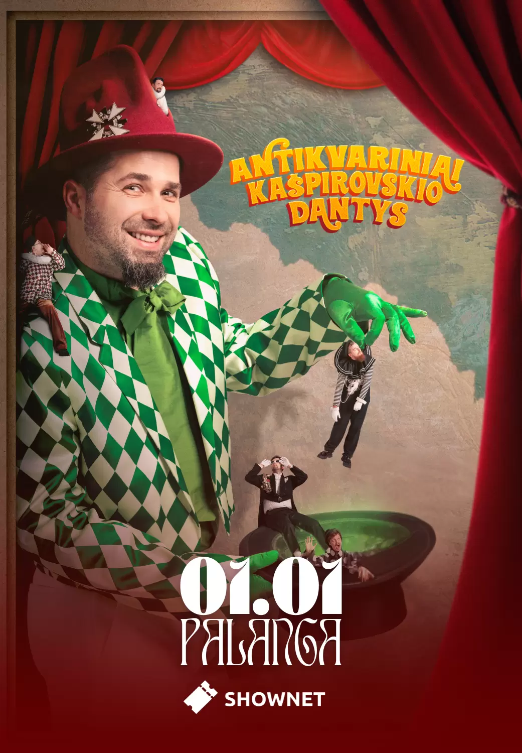 Купить билеты Antikvariniai Kašpirovskio dantys • Naujieji metai | Palanga Palanga, Muzikos klubas Vandenis Январь 01