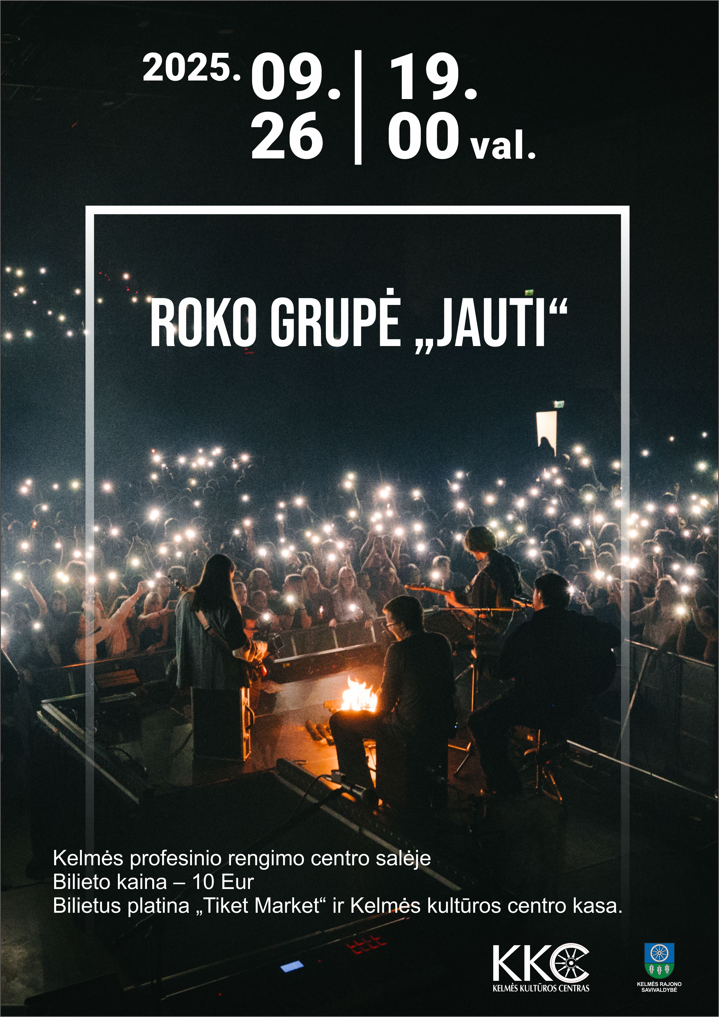 Pirkti bilietus Roko grupė „Jauti“ Vilnius, MUZIKOS SVETAINĖ Rugsėjis 26