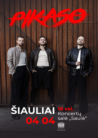Купить билеты PIKASO | Šiauliai Vilnius, MUZIKOS SVETAINĖ Апрель 04