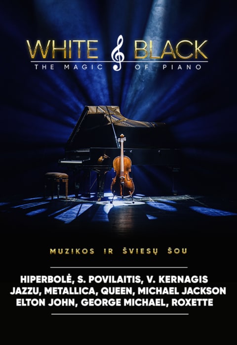 Pirkti bilietus WHITE & BLACK. The Magic of Piano (live show) | Kaunas Kaunas, Pažaislio vienuolynas Rugpjūtis 13