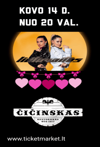 Pirkti bilietus LIETUVAITĖS - Čičinske Panevėžys, Restoranas Čičinskas Kovas 14