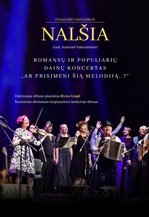 Pirkti bilietus Ansamblis „Nalšia“. „Ar prisimeni tą melodiją..?“ Alytus, Alytaus miesto teatras Balandis 12